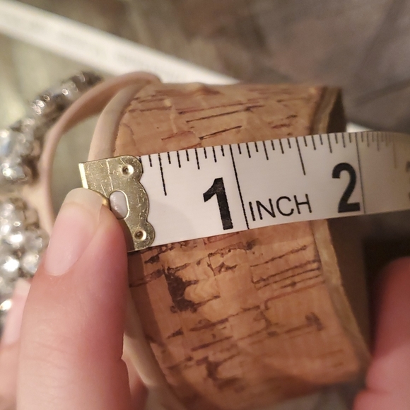 Blush Wedge Sandals - Picture 5 of 5